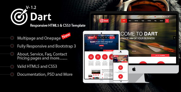 Dart – Responsive HTML5 Business Template