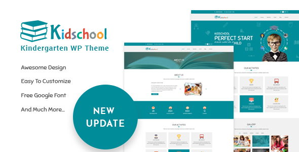 Kidschool – Kindergarten WordPress Theme