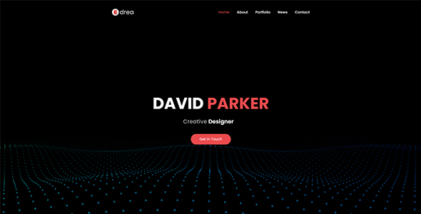 Edrea – Personal Portfolio Template