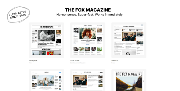 The Fox – Minimal Magazine News WordPress Theme