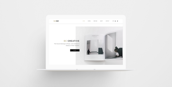 SAGE – Creative Agency Portfolio Muse Template