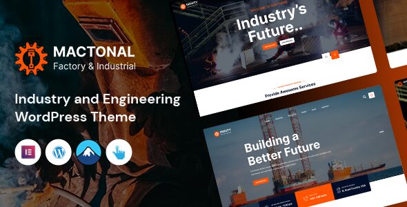 Mactonal – Factory and Industrial WordPress Theme