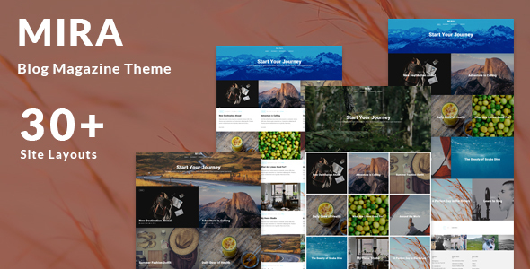 Mira – Photo Travel Blog WordPress Theme
