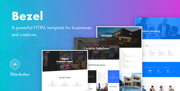 Bezel – Creative Multi-Purpose HTML Template