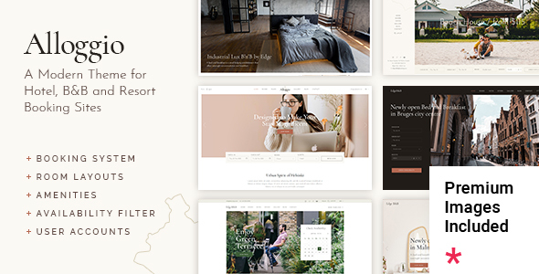 Alloggio – Hotel Booking WordPress Theme