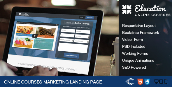 EduTime – Online Courses & Education Landing