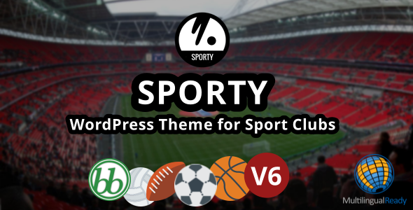 SPORTY – Responsive WordPress Theme for Clubs