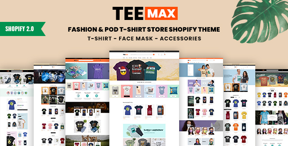 TeeMax – Fashion & POD T-Shirt Store Shopify Theme