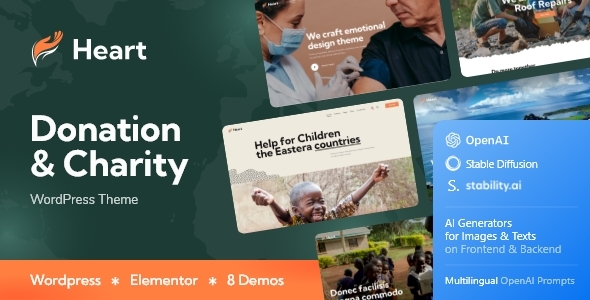 Heart – Donation & NGO Charity WordPress Theme