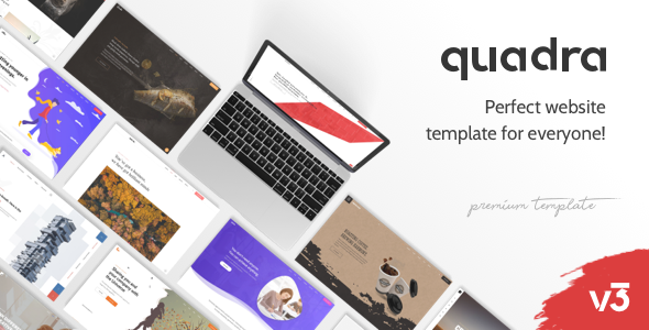 Quadra – Multi-Purpose Website Template