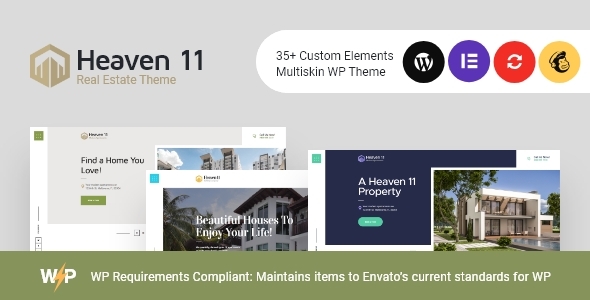 Heaven11 – Property & Apartment Real Estate WordPress Theme