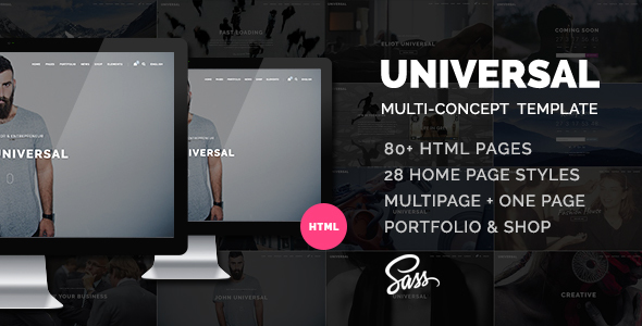 Universal – Smart Multi-purpose html5 template