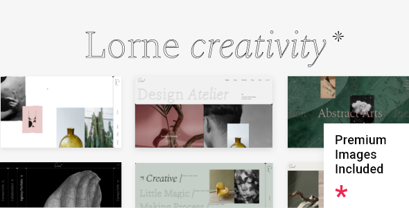 Lorne – Creative Portfolio WordPress Theme