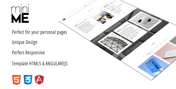 miniMe – Clean & Responsive Template