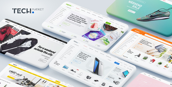 Techmarket – Multi-demo & Electronics Store HTML Template