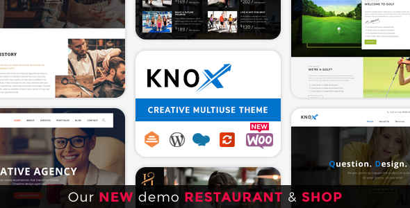 Knox – Multi-Business Modern WordPress Theme