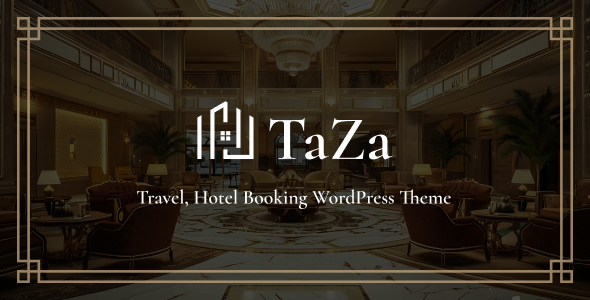 Taza – Travel & Hotel Booking WordPress Theme