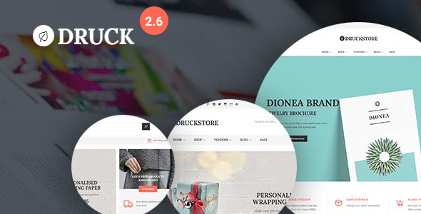 Druck – Print shop WooCommerce WordPress Theme