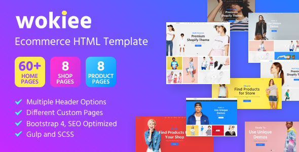 Wokiee – Ecommerce HTML Template