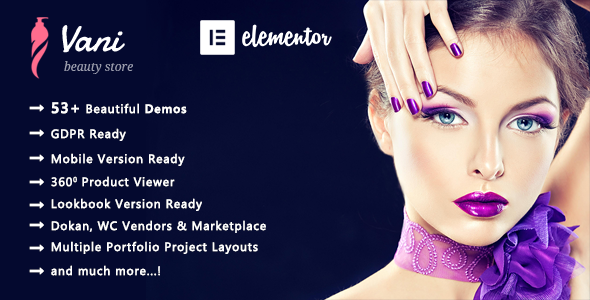 Vani – Cosmetic Beauty WooCommerce WordPress Theme