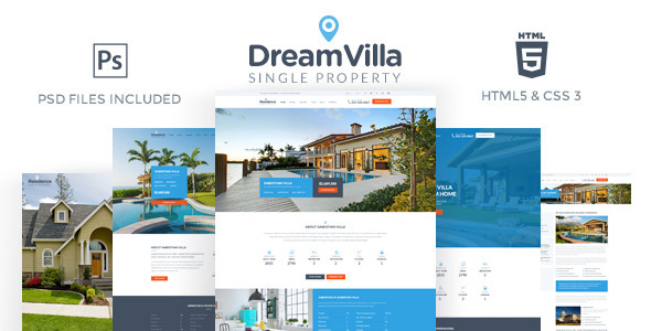 DreamVilla – Single Property HTML Template