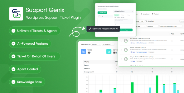 Support Genix – WordPress Support Ticket Plugin