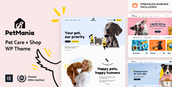 Pet Mania – Pet Shop WordPress Theme