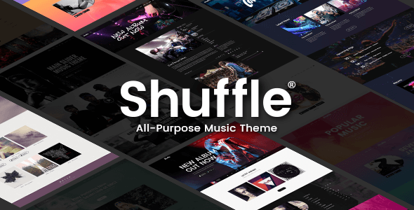 Shuffle – Music WordPress Theme