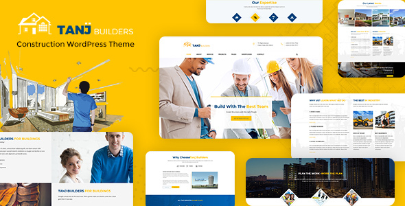 Tanj  – Construction WordPress Theme
