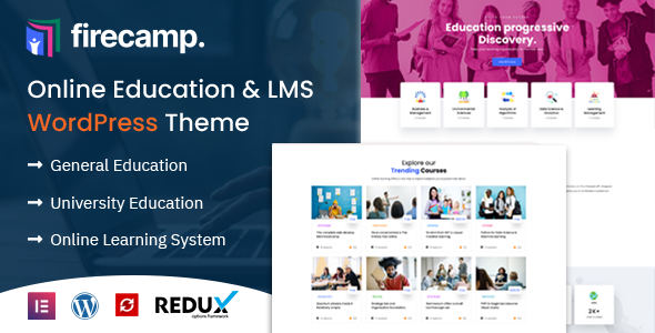 Firecamp – Education WordPress Theme