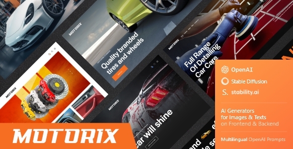 Motorix – Car Repair Auto Garage WordPress Theme