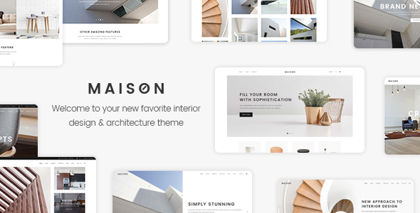 Maison – Modern WordPress Theme for Interior Designers and Architects