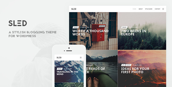 SLED – Creative Blog WordPress Theme