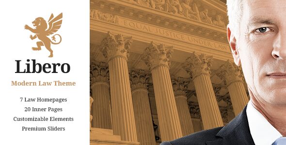 Libero –  Lawyer WordPress Theme