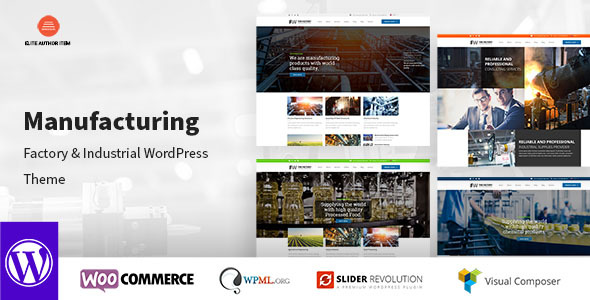 Manufacturing – Factory & Industrial WordPress Theme