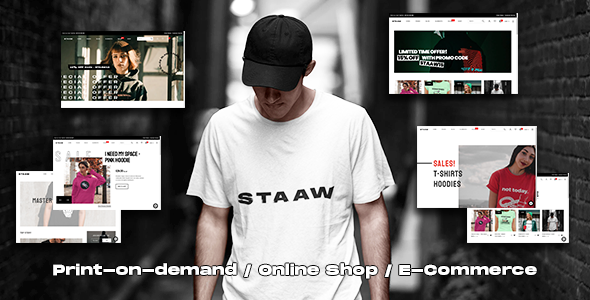 Staaw – Print-on-Demand WooCommerce Theme