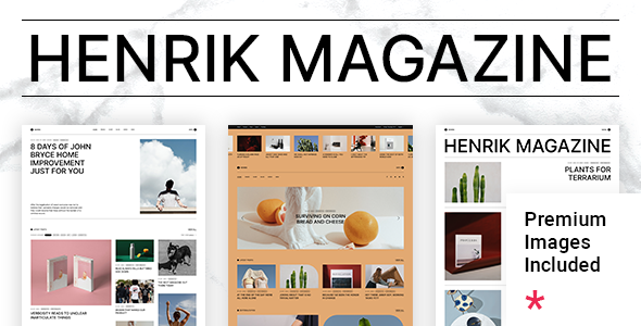 Henrik – Creative Magazine WordPress Theme
