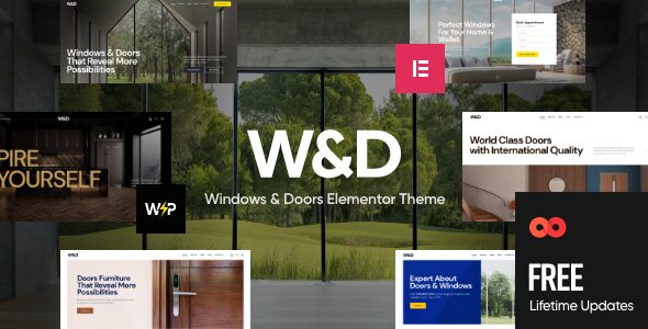 W&D – Windows & Doors Installation WordPress Theme