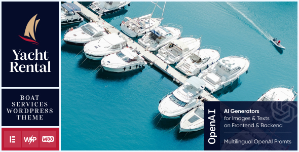 Yacht Rental – Boat Services WordPress Theme