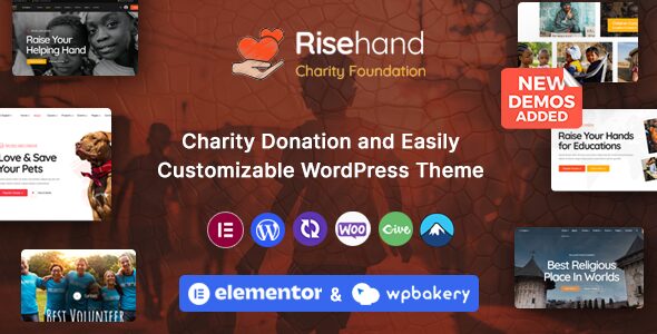 RiseHand – Charity & Donation WordPress Theme