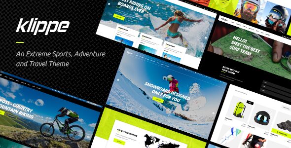 Klippe – Adventure Tours and Extreme Sports WordPress Theme