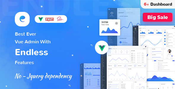 Endless – Vue Admin Template