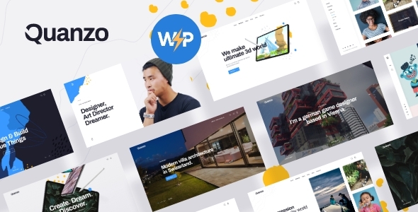 Quanzo – Colorful Portfolio WordPress Theme + WooCommerce Store
