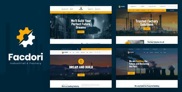 Facdori – Factory & Industrial Business HTML Template