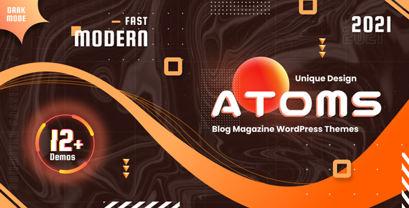 Atoms – WordPress Magazine and Blog Theme