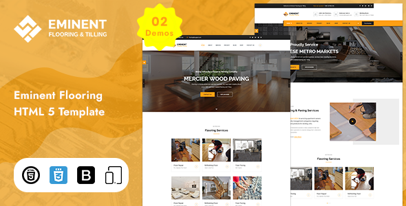 Eminent – Flooring Services HTML Template