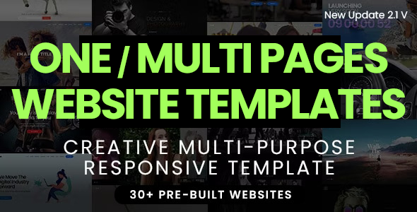This One – One Page Responsive Website Template