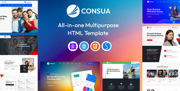 Consua – Consulting Business HTML Template