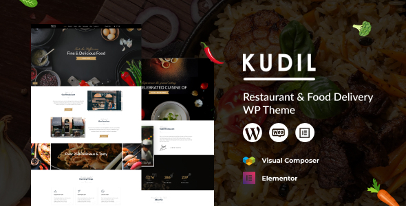 Kudil – Restaurant & Food Delivery Theme