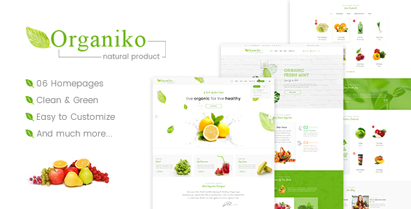 Organiko – Farm & Food Business WordPress Theme